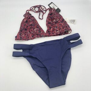 New Tavik Red & Blue Bikini - Size XS